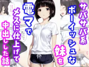 【エロ漫画】サバサバ系ボーイッシュな妹を電マでメスに仕上げて中出しした話[種付け彦]